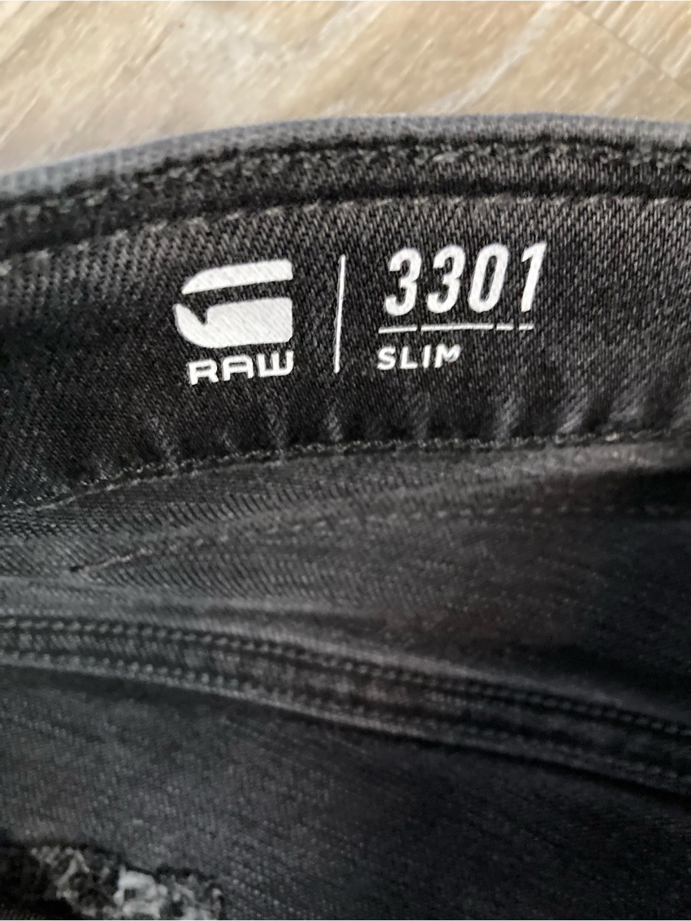 G-Star RAW 3301 Slim Jeans in Antique Black